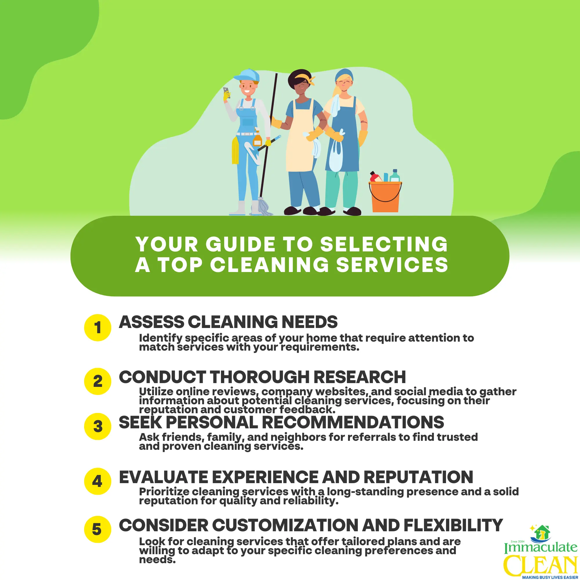 Your Guide to Selecting a Top Cleaning Services